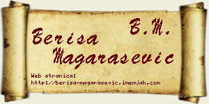 Beriša Magarašević vizit kartica